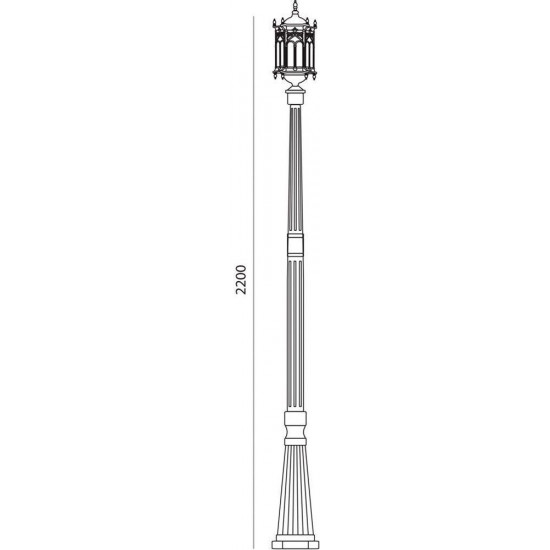 Светильник садово-парковый PL118 FERON