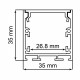 Профиль накладной для светодиодной ленты CAB256 FERON