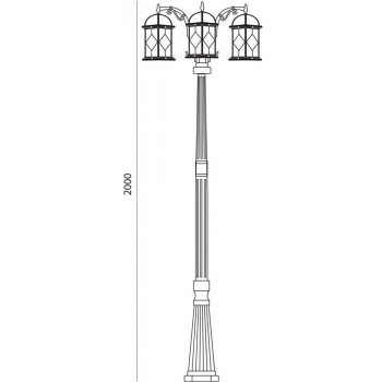Светильник садово-парковый