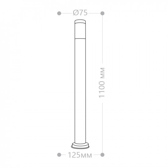 Светильник садово-парковый DH022-1100 FERON