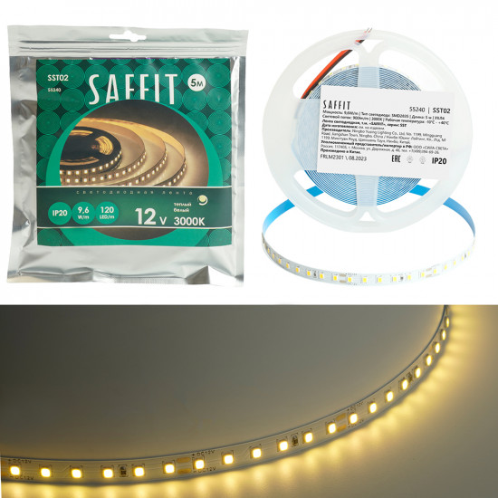 Лента светодиодная 12V SST02 SAFFIT