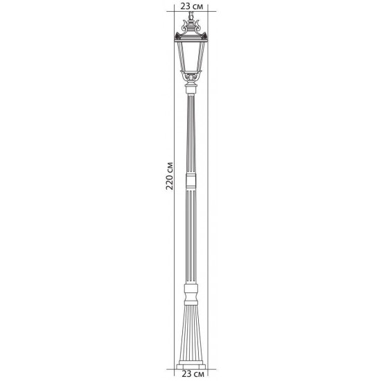 Светильник садово-парковый PL4007 FERON