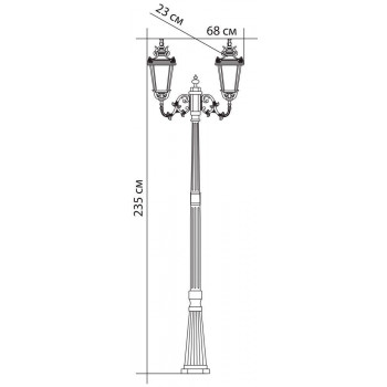 Светильник садово-парковый