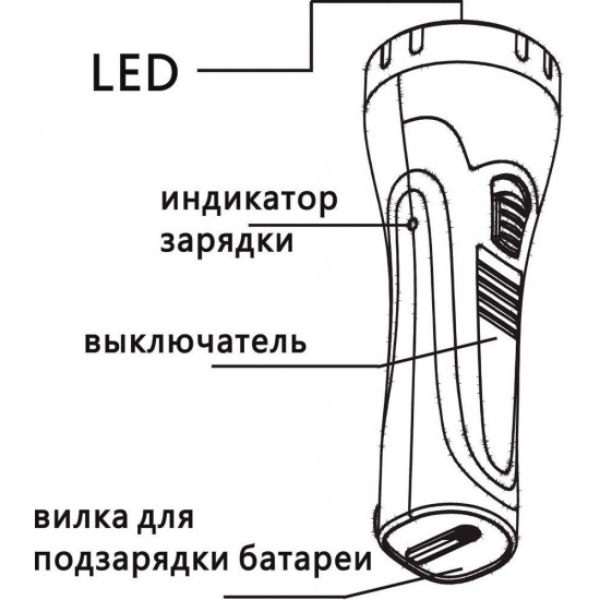 Фонарь аккумуляторный TL043 FERON