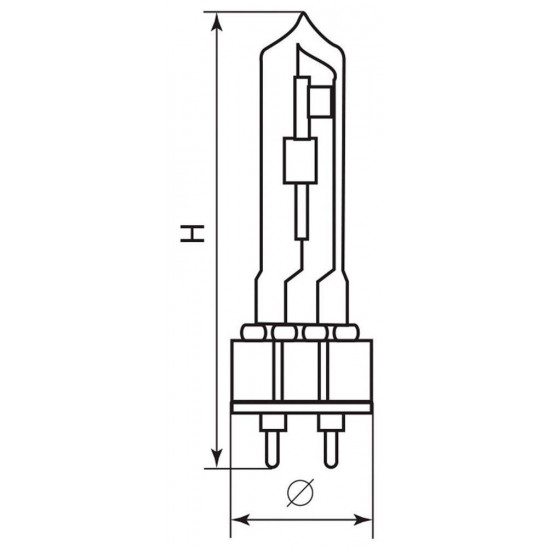 Лампа металлогалогенная HID1 FERON