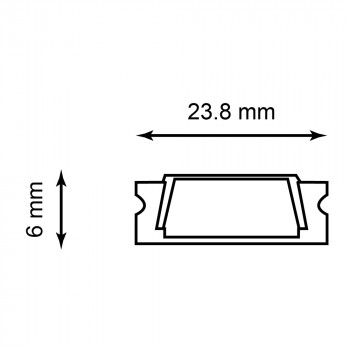 Профиль накладной для светодиодной ленты